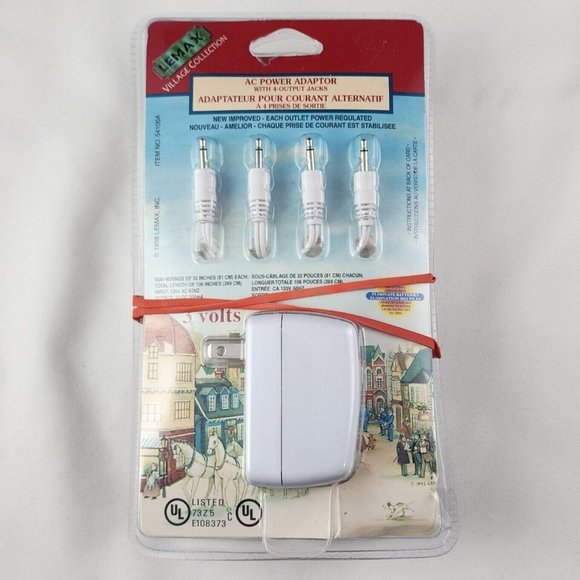 Lemax AC Power Adapter 4-Output Jacks 1995 Dickensvale Christmas Village Tested - Picture 1 of 3